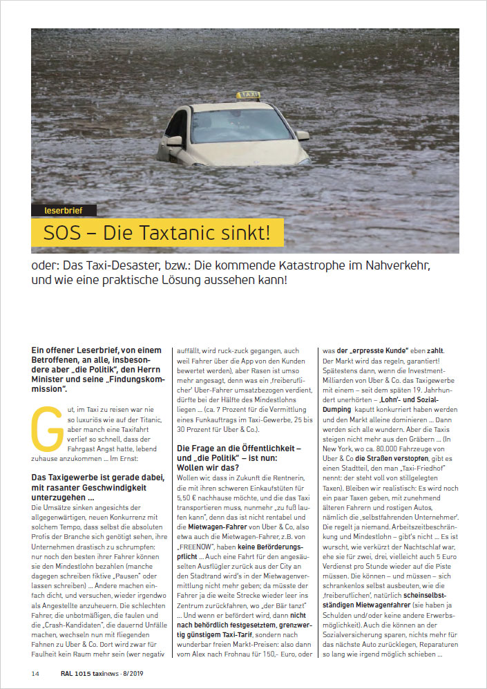 RAL-1015-taxinews_SOS-Die-Taxtanic-sinkt