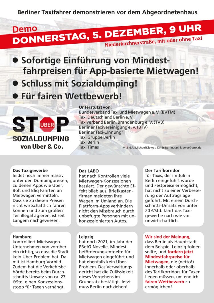 mindesttarife-fuer-mietwagen-uber-und-co-plakat-flyer-demonstration-20241205